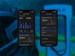 Applications mobile Tesla stats de recharge