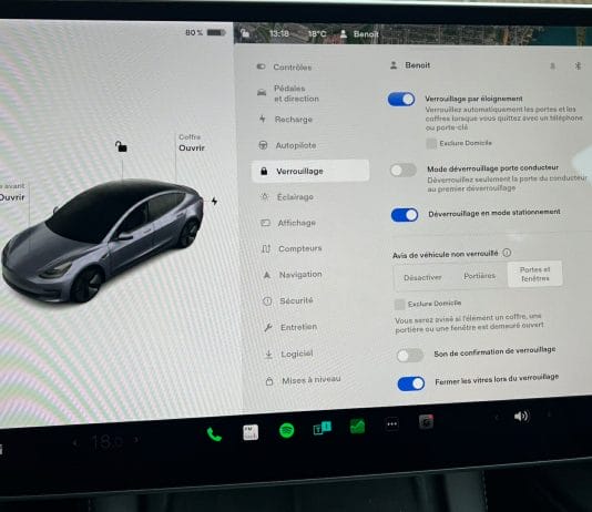 Tesla Model 3 : Comment fermer automatiquement les vitres lorsque vous quittez votre voiture tesla model 3 verrouillage automatique