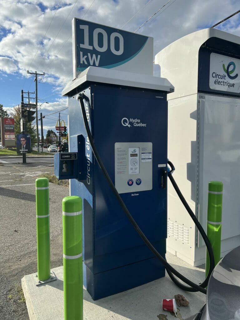 borne rapide circuit électrique