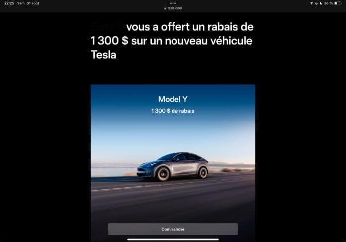 Code de parrainage Tesla